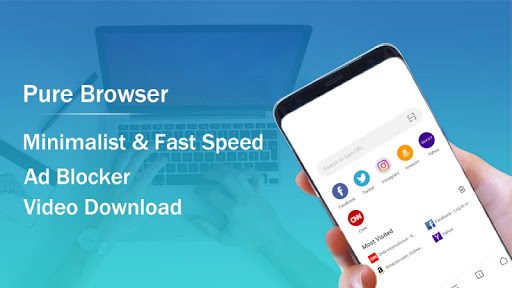 Pure Web Browser-Ad Blocker ekran görüntüsü