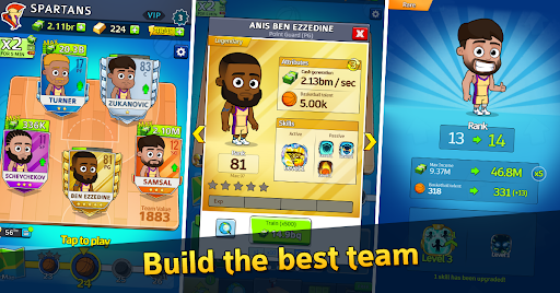 Idle Five Basketball Tycoon ekran görüntüsü