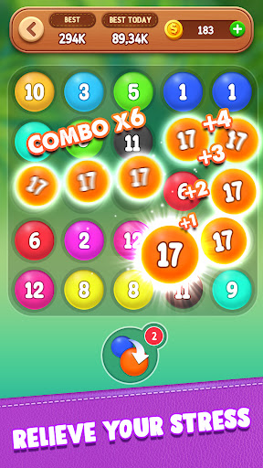 Number Bubble Puzzle ekran görüntüsü