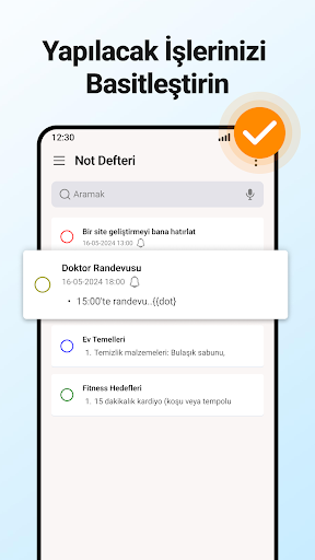 Not Defteri: Basit ve Dijital ekran görüntüsü