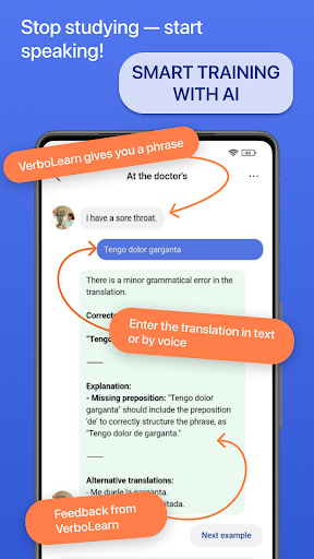 VerboLearn: 40 dil öğren ekran görüntüsü