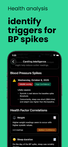High Blood Pressure Tracker AI ekran görüntüsü