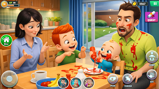 Papa Simulator: Prank Game ekran görüntüsü