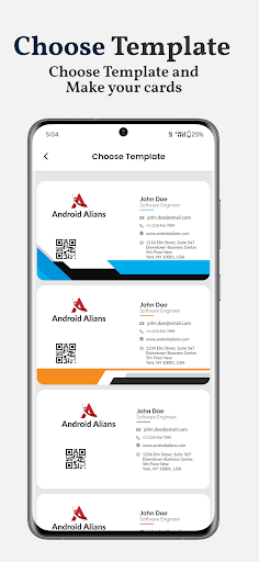 Visiting Card Scanner ekran görüntüsü