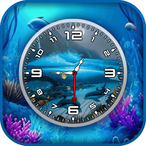 Aquarium Clock Live Wallpaper