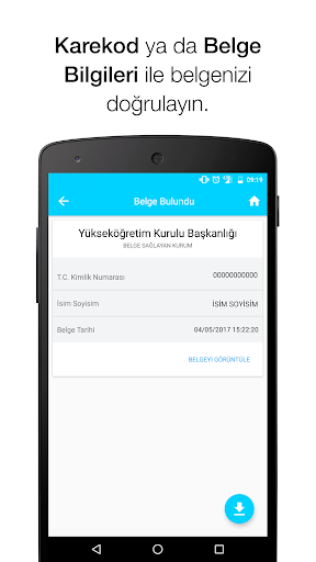 e-Devlet Belge Doğrulama ekran görüntüsü