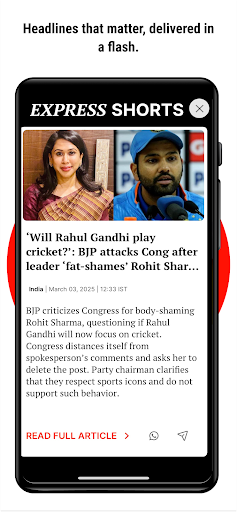 Indian Express: News & Epapers ekran görüntüsü