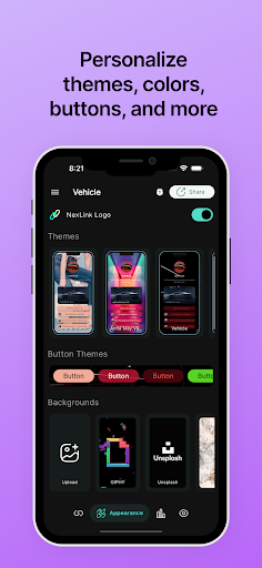 Link Tree in Bio Site: NexLink ekran görüntüsü