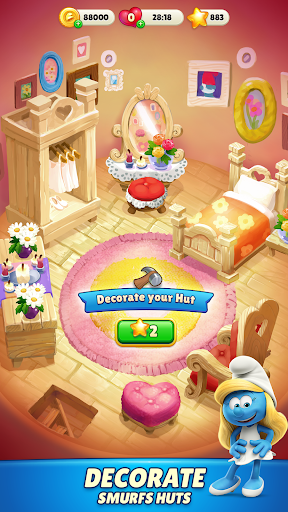 Smurfs Magic Match ekran görüntüsü