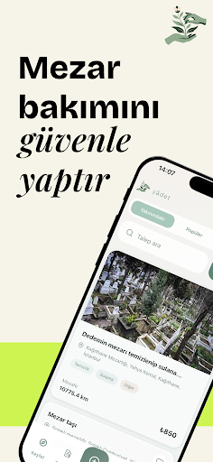 yadet - Uzaktan mezar bakımı ekran görüntüsü