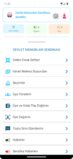 Devlet Memurları Sendikası ekran görüntüsü