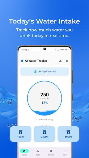 Water Tracker & Reminder App ekran görüntüsü