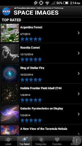 Space Images ekran görüntüsü