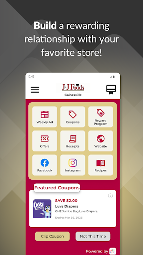 J&J Foods ekran görüntüsü