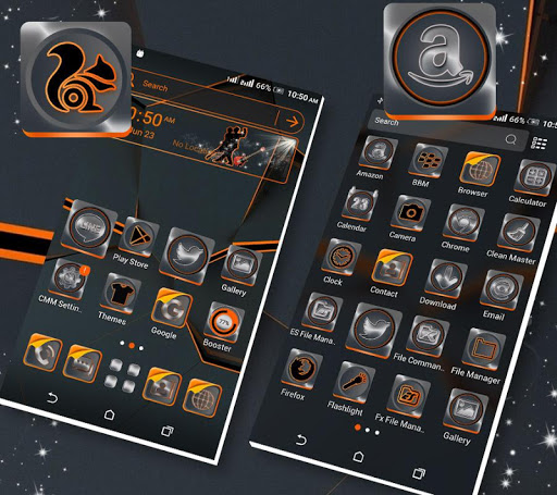Simple Black Launcher Theme ekran görüntüsü