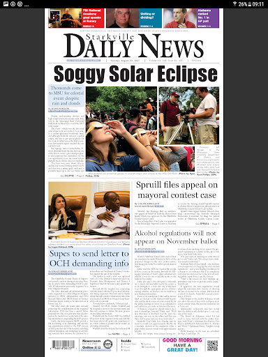 Starkville Daily News ekran görüntüsü