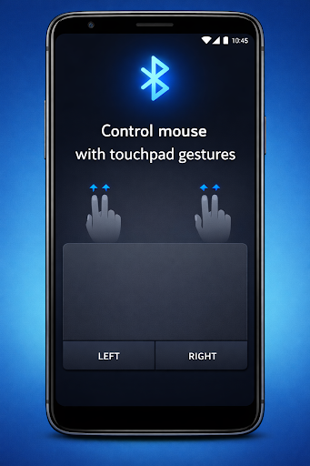 Bluetooth klavye ve fare ekran görüntüsü