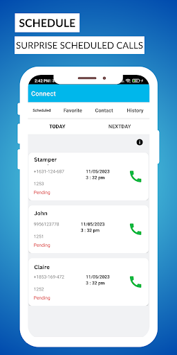 Connect - Call Scheduler ekran görüntüsü