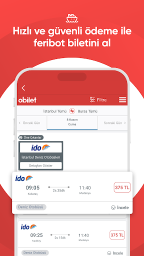 obilet: Otel Uçak Otobüs Araç ekran görüntüsü