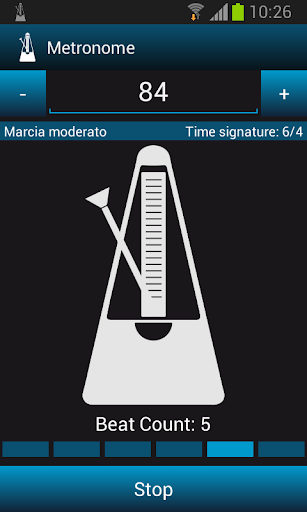 Mobile Studio Metronome ekran görüntüsü