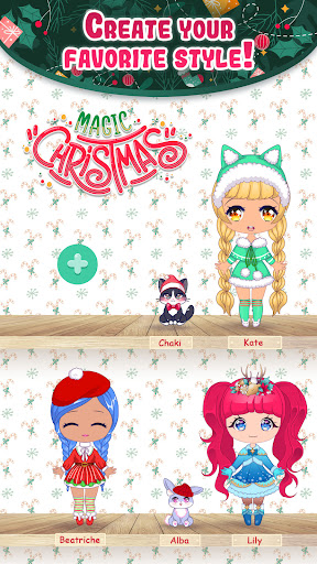 Magic Christmas Dress Up Games ekran görüntüsü