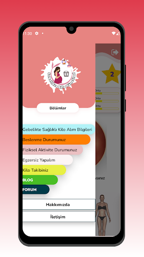 Gebelikte Kilo Yönetimi ekran görüntüsü