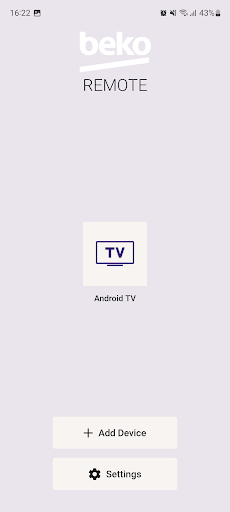 Beko TV Remote ekran görüntüsü