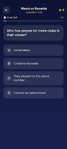 The GOAT: Messi vs Ronaldo ekran görüntüsü