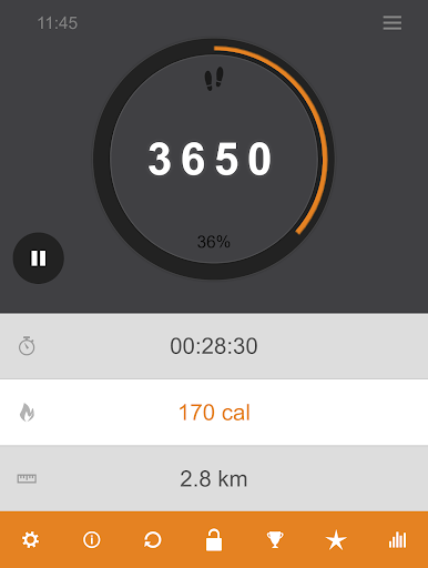 365 Pedometer ekran görüntüsü