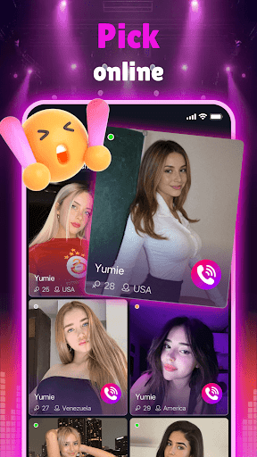 Yumie - Live Video Chat ekran görüntüsü