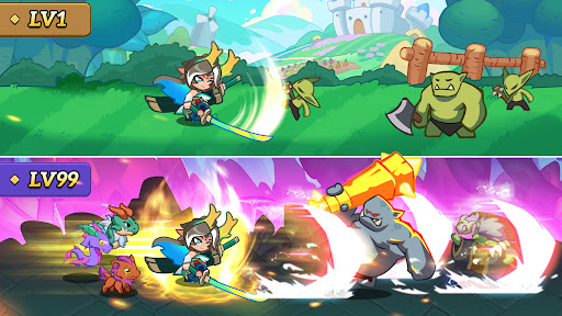Monster Slayer: Boşta RPG ekran görüntüsü
