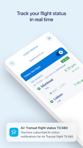 Air Transat | Flights & Travel ekran görüntüsü