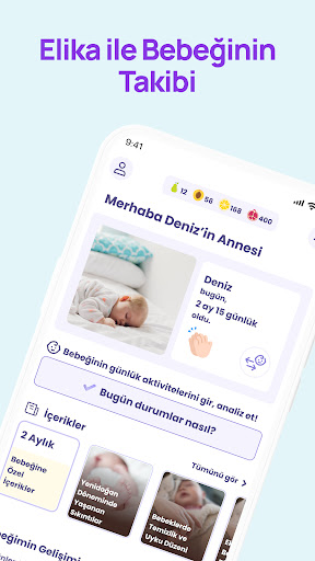 Elika: Bebek Gelişim Takibi ekran görüntüsü