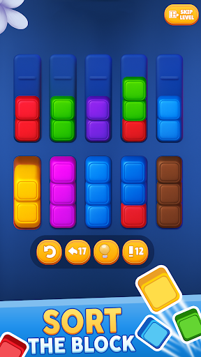 Wood Sort - Color Block Puzzle ekran görüntüsü