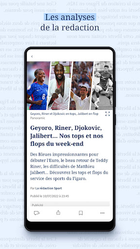 Le Figaro Sport: info résultat ekran görüntüsü