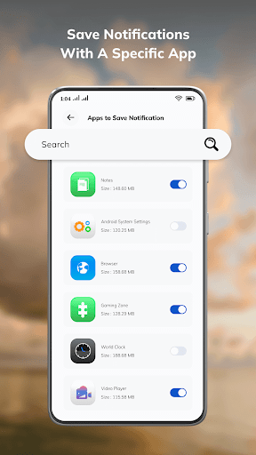 Notch Notification ekran görüntüsü