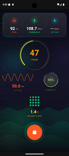Speedtest ekran görüntüsü