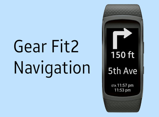 Gear Fit2 Navigation ekran görüntüsü