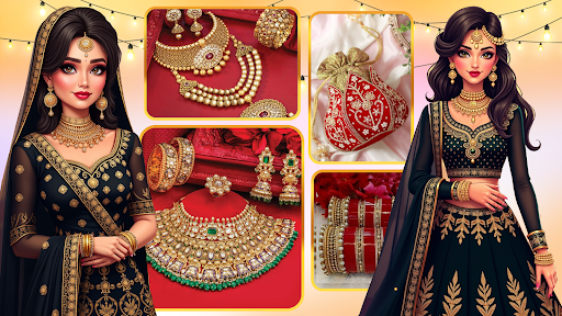 Indian Girl Dress Up & Makeup ekran görüntüsü