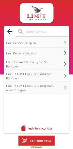 Limit Cepte ekran görüntüsü