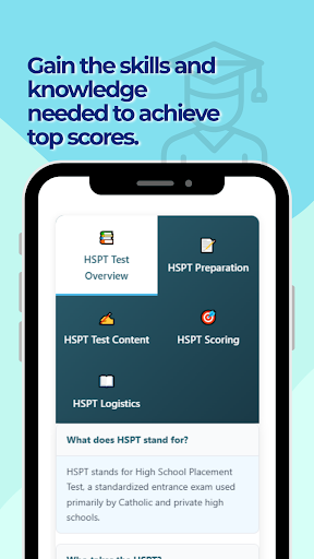 HSPT Practice Test ekran görüntüsü