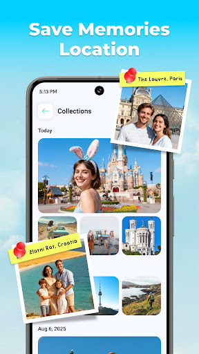 Photo Stamp: GPS Map & Time ekran görüntüsü