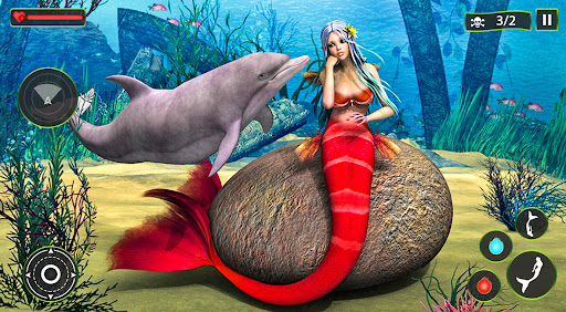 Mermaid Simulator Mermaid Game ekran görüntüsü