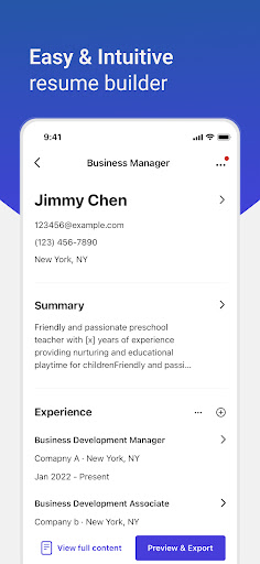 Resume Builder: PDF Resume App ekran görüntüsü