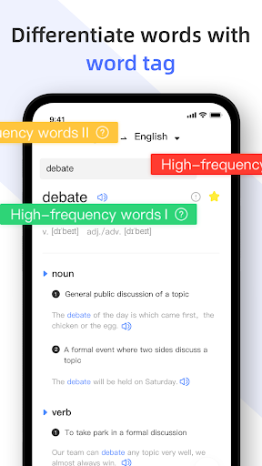 HelloTalk English Dictionary ekran görüntüsü