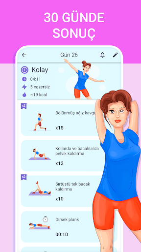 Zayıflama egzersizi - Kadınlar ekran görüntüsü