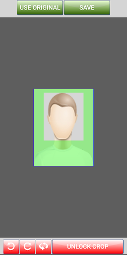 Passport size photo app ekran görüntüsü