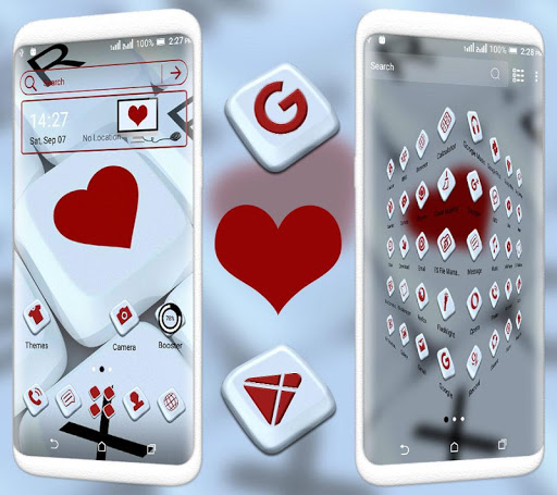 Love Keyboard Launcher Theme ekran görüntüsü