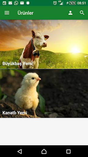 Çamlı Yem Mobil Sipariş ekran görüntüsü