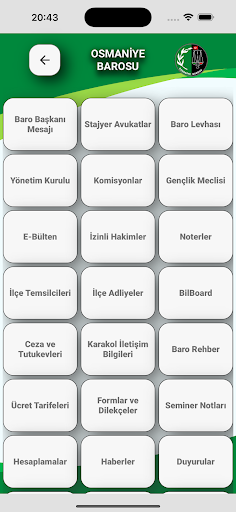 Osmaniye Barosu ekran görüntüsü